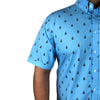 Boosted Status Turbo Button-Front Shirt - Blue