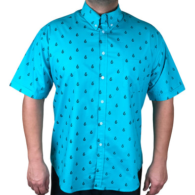 Boosted Status Turbo Button-Front Shirt - Teal