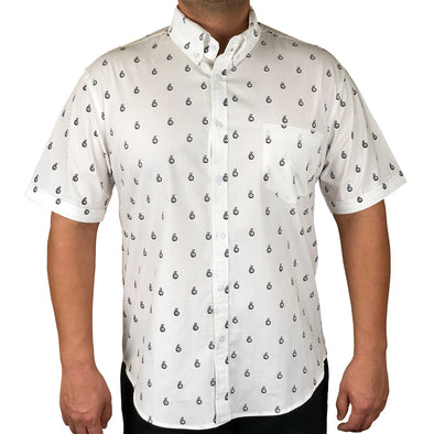 Boosted Status Turbo Button-Front Shirt - White